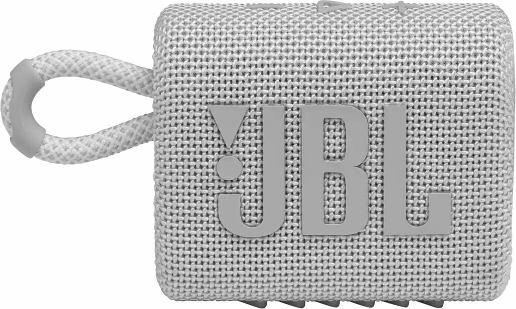 Колонка портативная JBL GO 3 белый (jblgo3wht)