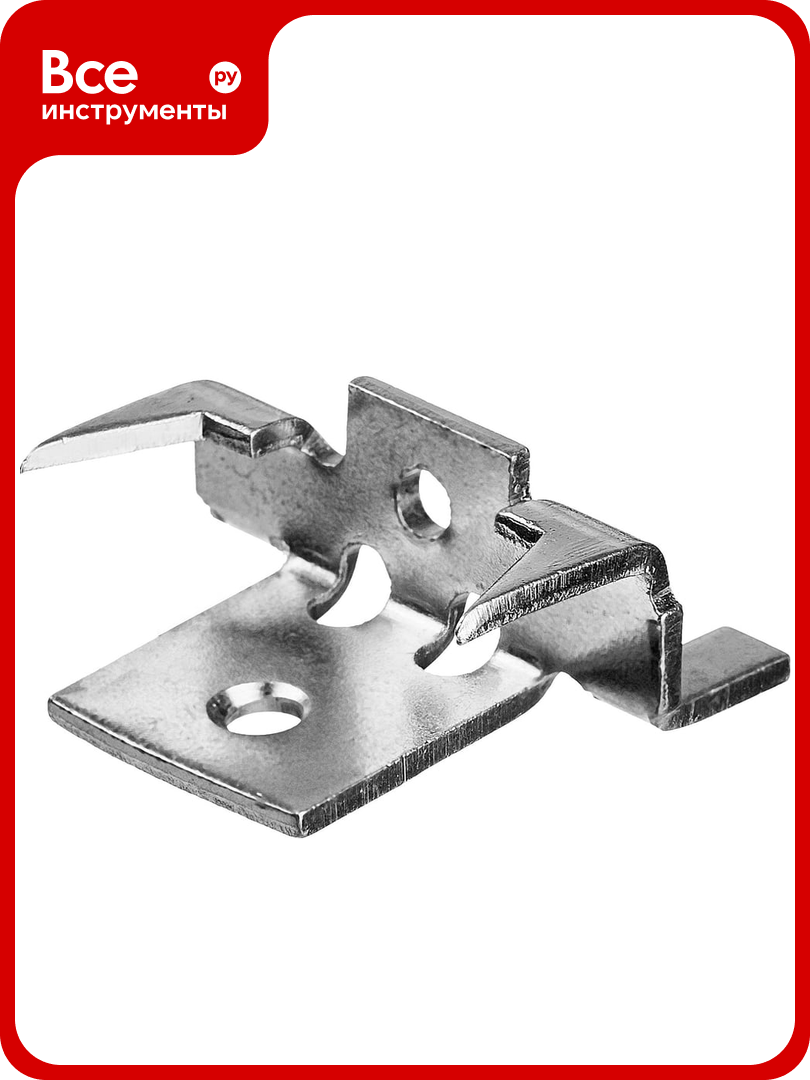 Крепеж с шипами и дистанциром для террасной доски Зубр Союз 80 шт 30701