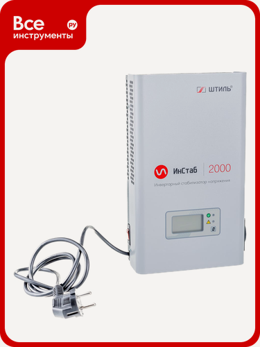 Изображение товара Однофазный инверторный стабилизатор 220 В, 2000 ВА Штиль ИнСтаб IS2000, принудительное охлаждение, настенный монтаж