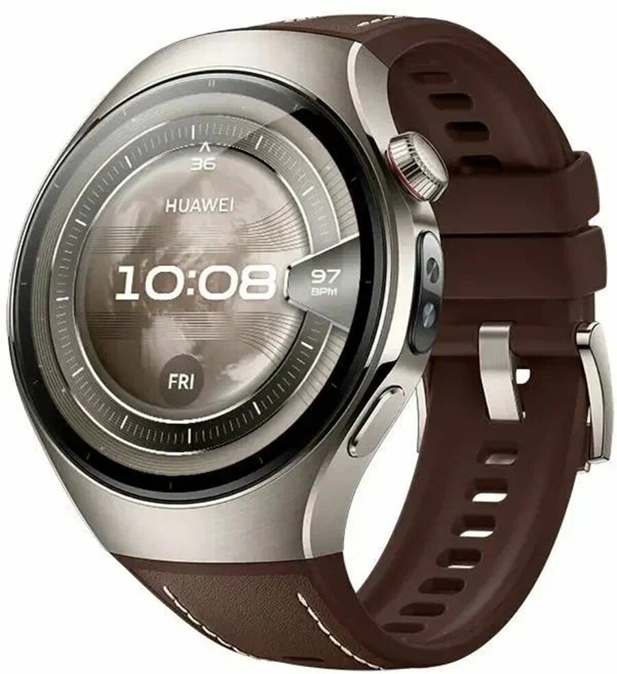 Умные часы HUAWEI WATCH 5, (RTS - AL00), коричневый, (55020 EVM)