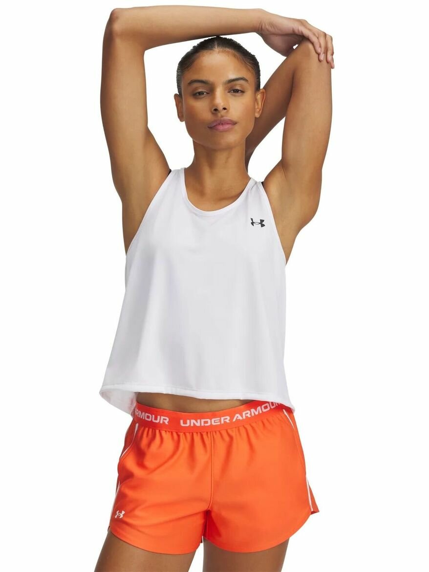 Майка спортивная Under Armour Tech Swing Tank, размер MD, белый,