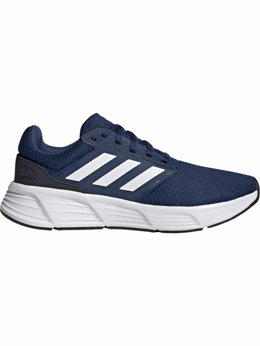 Кроссовки adidas Galaxy 6, полнота F, размер 8 UK, синий/белый