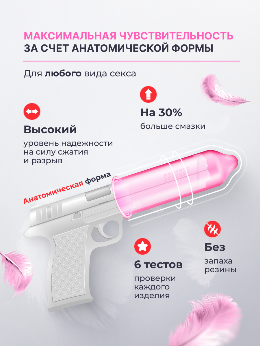Презервативы Masculan Sensitive plus №10, 3 упаковки (30 презервативов Маскулан, классические, нежные) — фото 1
