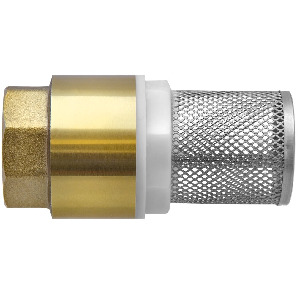 Клапан обратный MasterProf 1" с фильтром (латунь), пружинный — фото 1