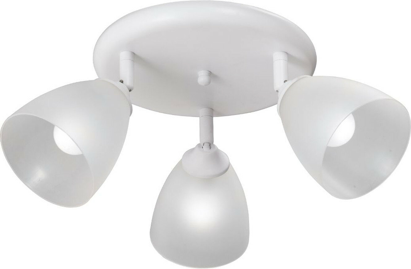 Потолочная люстра Vitaluce V4355-0/3PL белая 3ХE14Х40Вт