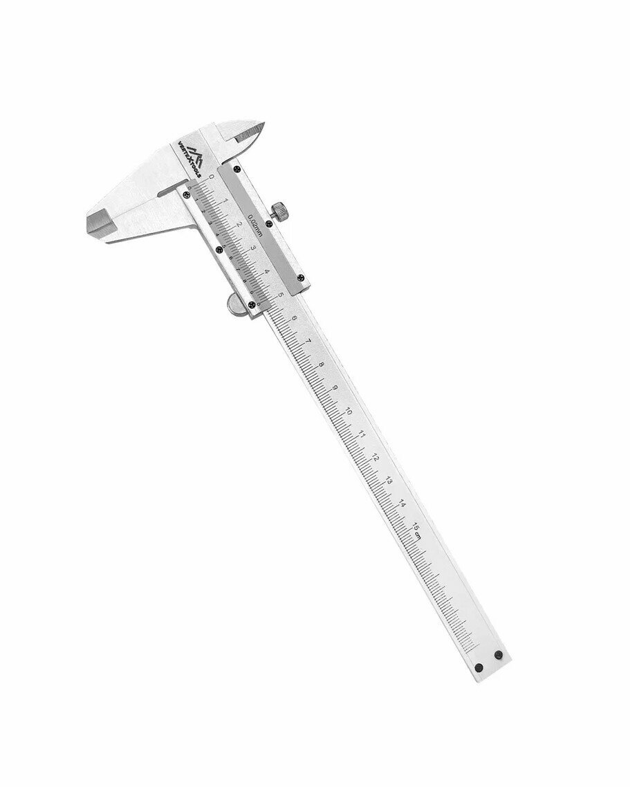 Штангенциркуль VertexTools Craft 3010-04 нониусный серебристый 150мм