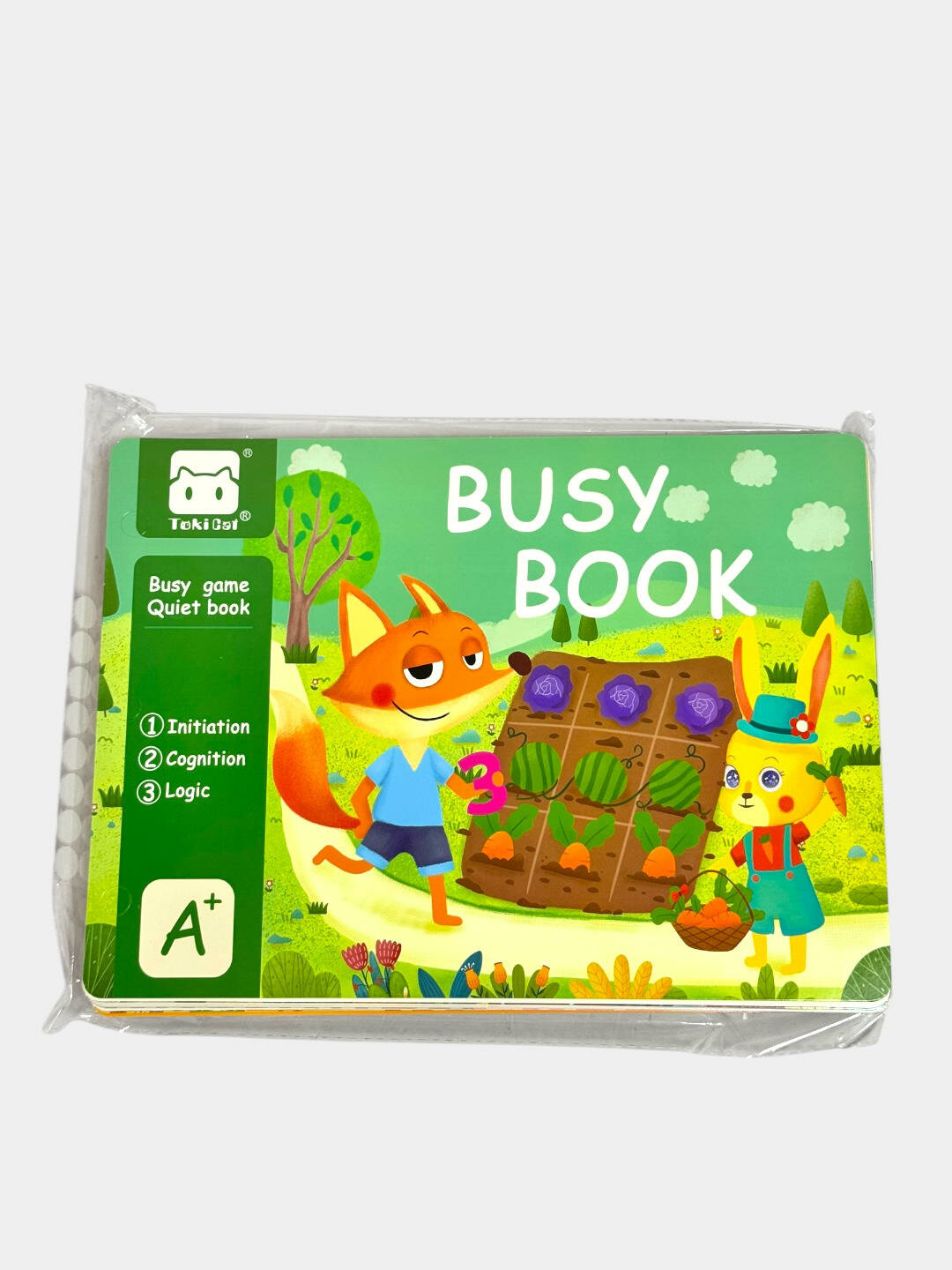 Развивающая бизи книга Art для детей с текстурами и элементами 3+ Код. 28170