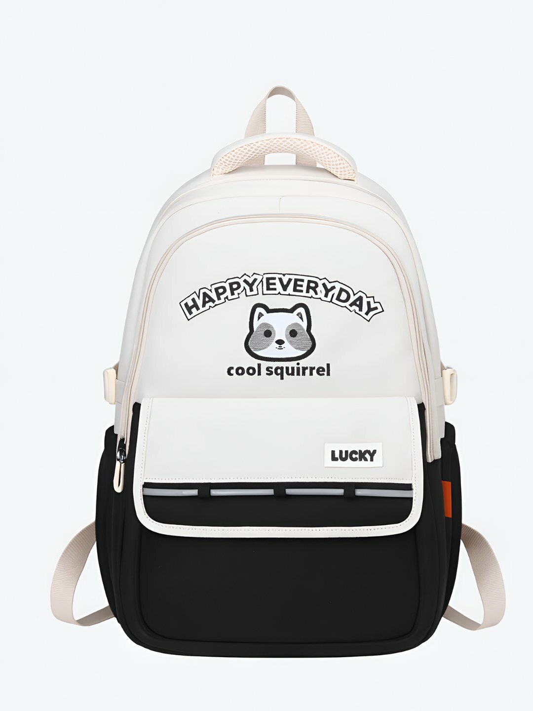 Детский рюкзак для школы «HAPPY EVERYDAY – Cool Squirrel – LUCKY» с несколькими отделениями, водонепроницаемый, с ортопедическими лямками
