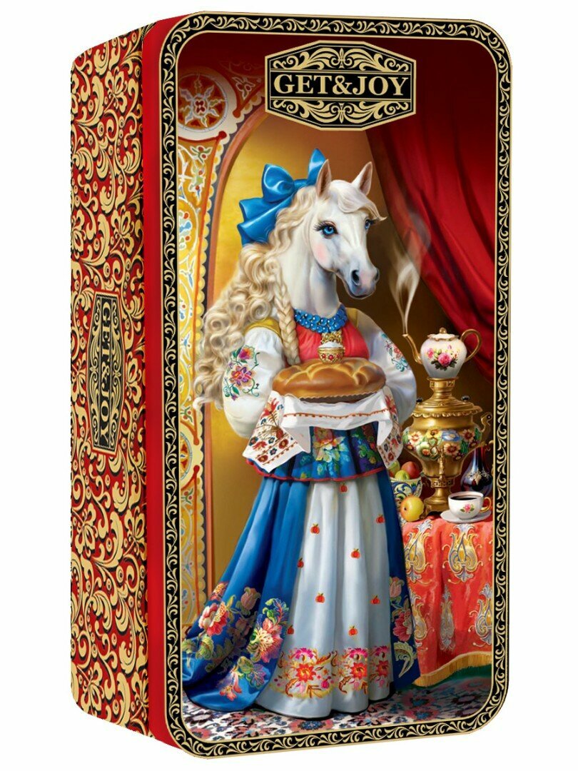 Чай чёрный китайский - Символ года Грациозная Лошадь, шкатулка, ( 50 гр.