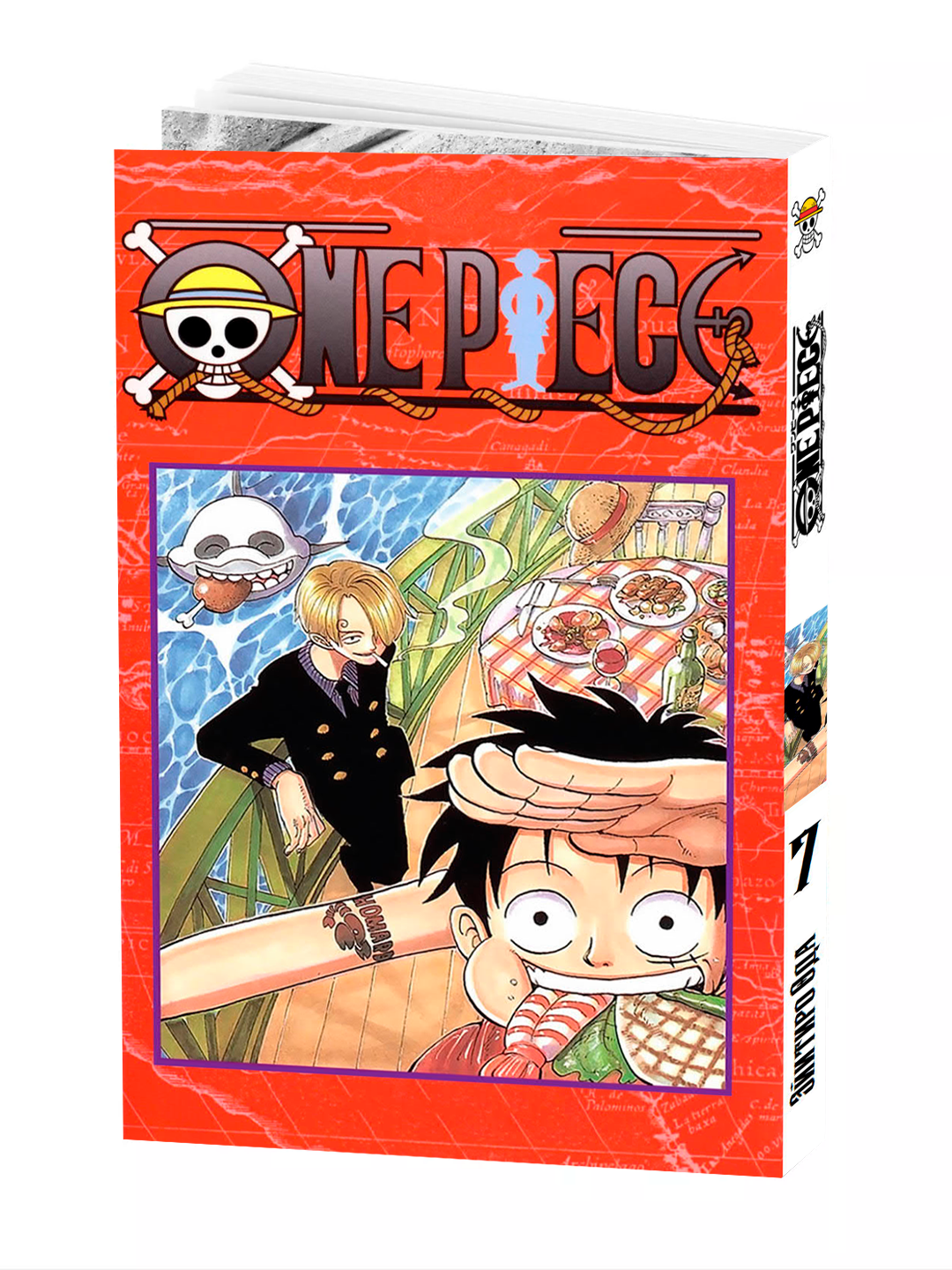 Манга One Piece, Большой куш, 7 том, Oдa Э, мягкий переплет.
