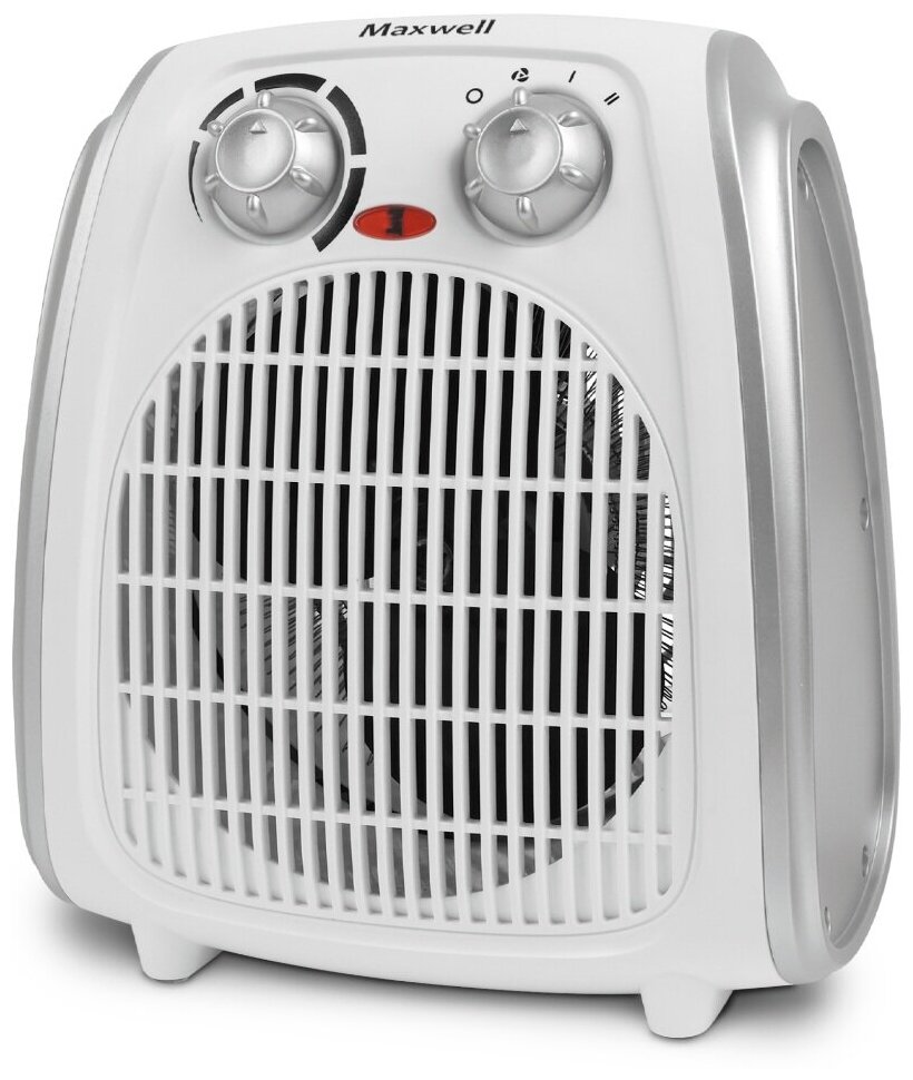 Тепловентилятор Maxwell MW-3458 2 кВт 20 м² белый/серебристый