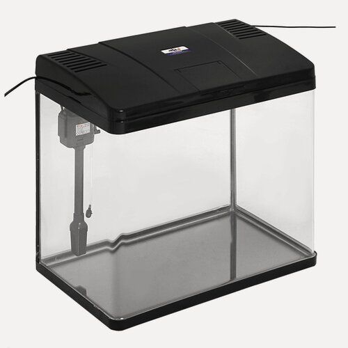 Изображение товара Аквариум SeaStar LS-500F в комплекте: LED-лампа двухцветная, фильтр, 56 л, черный