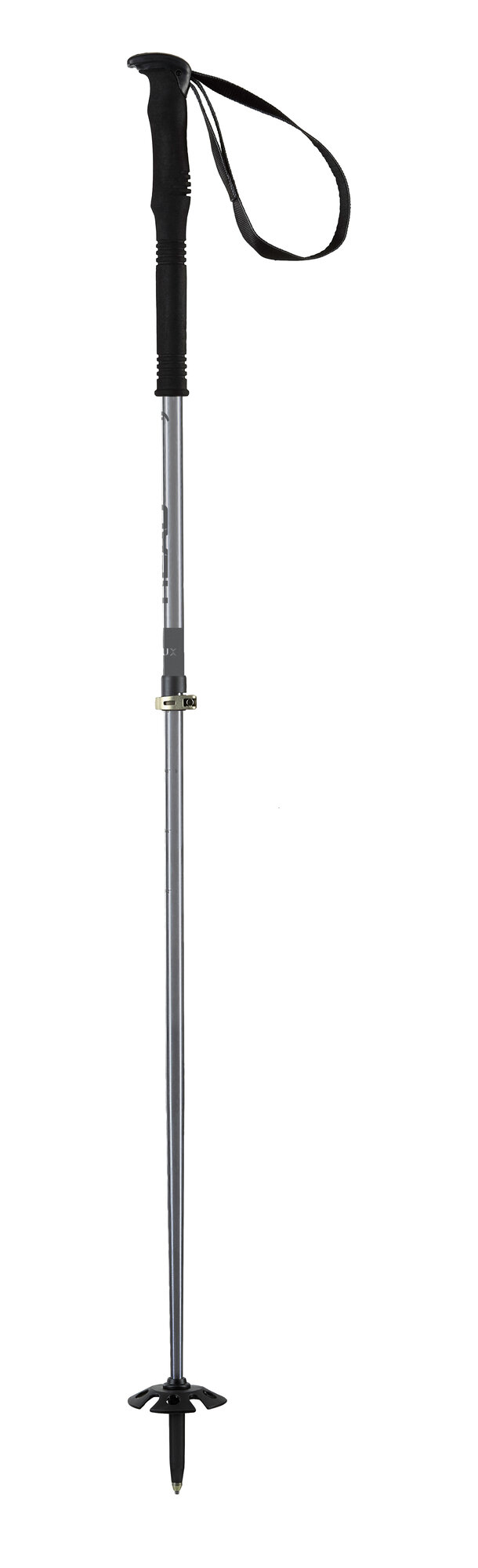 Телескопические горнолыжные палки для фрирайда и ски-тура из прочного алюминиевого сплава Head CRUX Aluminium Tour черно-серый