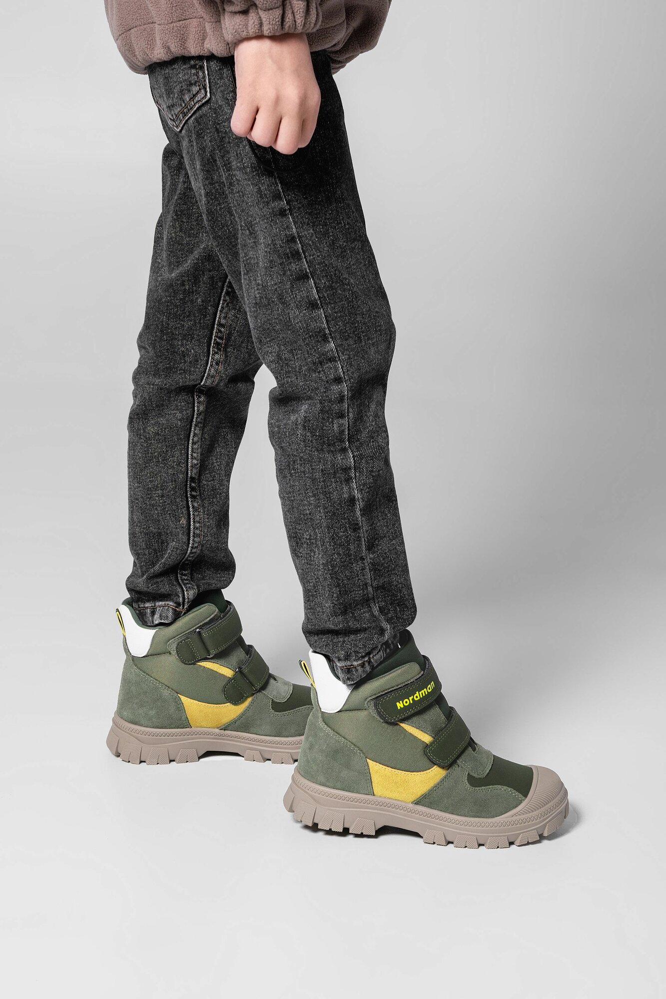 Ботинки Nordman размер 28 зеленый