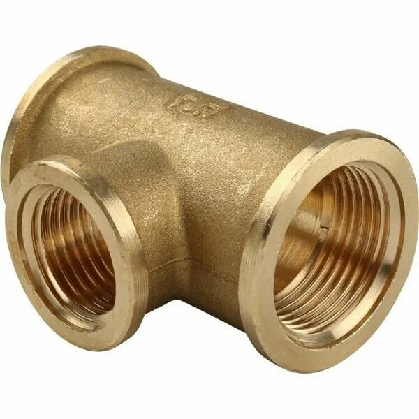 Тройник 3/4вн x1/2вн x 3/4вн латунный VIEIR (1шт)