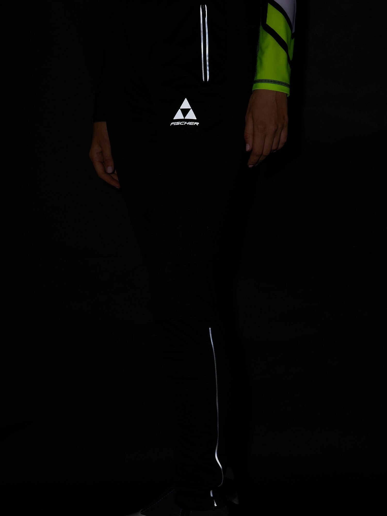 Брюки спортивные Fischer, размер INT 48, черный black — фото 1