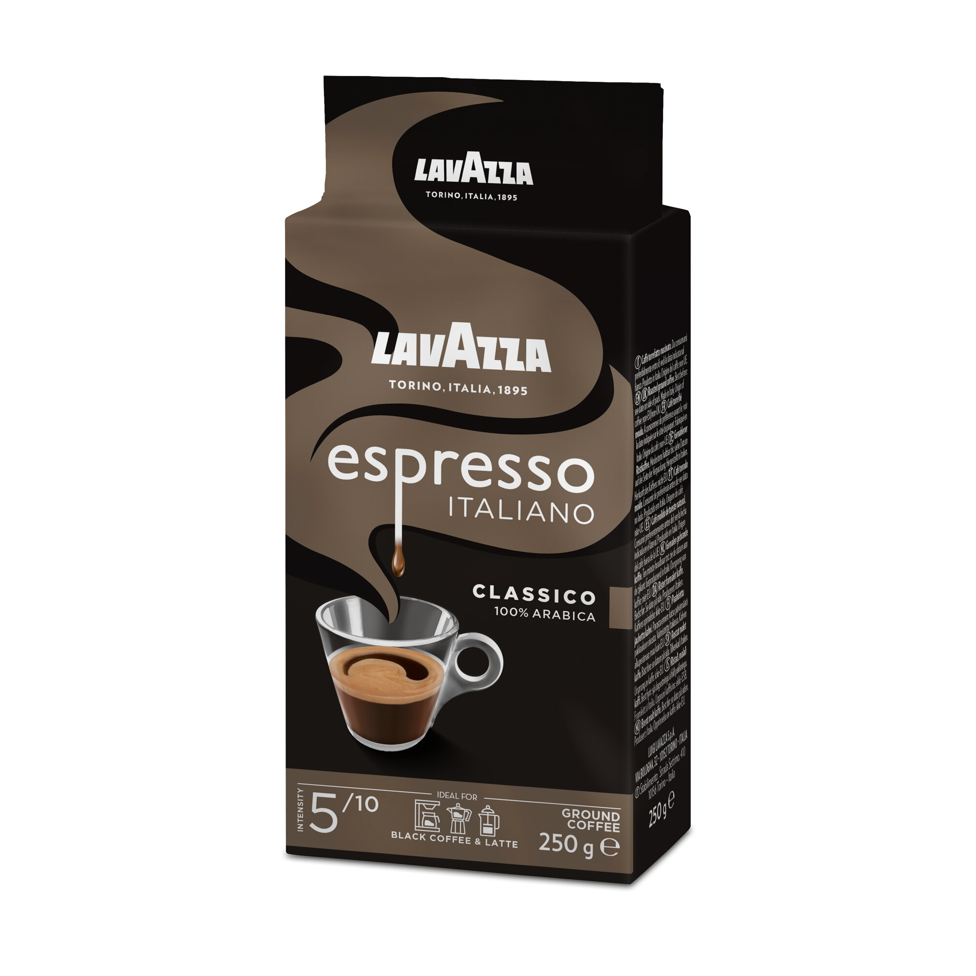 Кофе молотый Lavazza Espresso Italiano Classico, 250гр х 2шт — фото 1