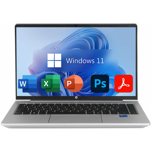 14" Ноутбук HP Probook 440 G10, IPS, Intel Core i5-1335U (10 ядер, до 4.6 ГГц), RAM 16 ГБ, SSD 1 ТБ, Intel UHD Graphics, Windows 11 Pro + Office 2021 Pro Plus, Русская раскладка