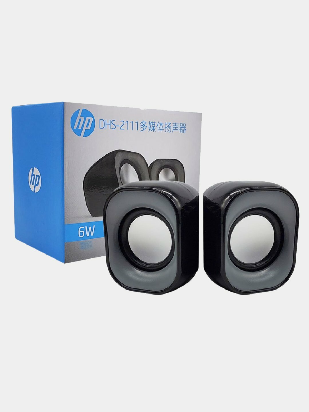 Компьютерные колонки HP DHS-211, стерео звук, 2.0, USB питание, стильный дизайн