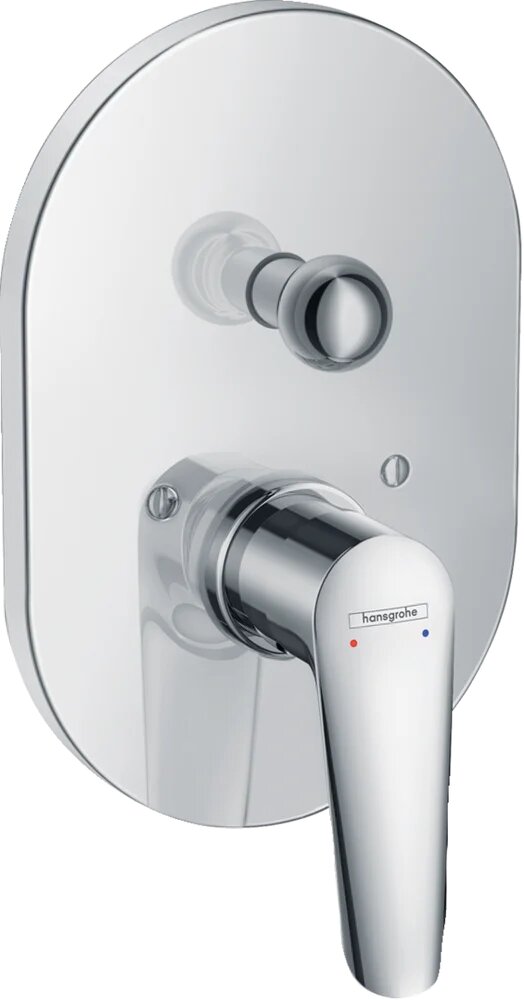 Встраиваемый смеситель для душа и ванны Hansgrohe Logis E 71408000 С внутренней частью