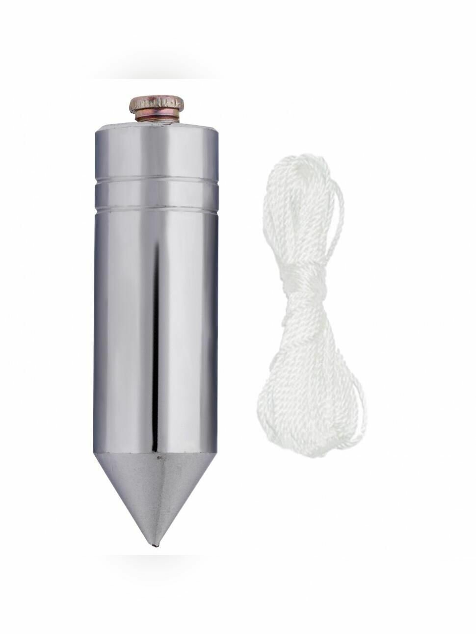 Отвес цилиндрический, 300 г, шнур 5 м Matrix 84888