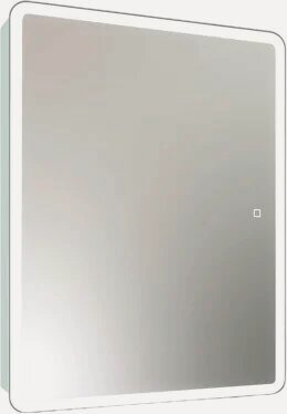 Изображение товара Зеркало-шкаф CONTINENT Emotion 50 со светодиодной подсветкой, 50 см, с сенсорным управлением, белое, в современном стиле, зеркало настенное в ванную