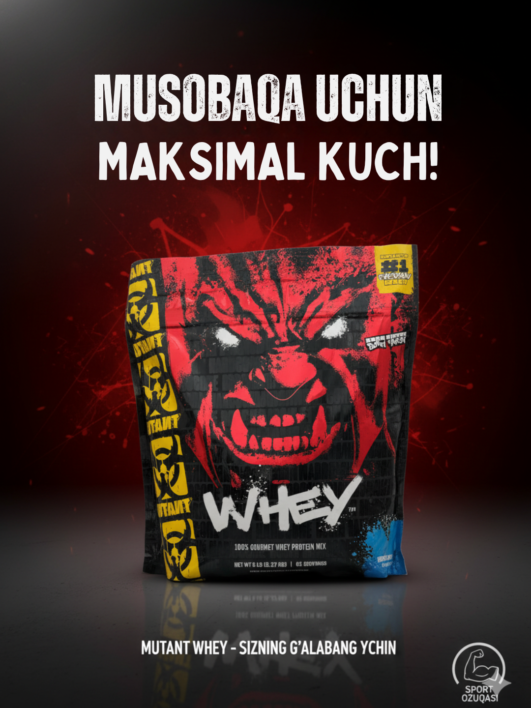 Mutant Whey 2.27 kg Vanilla Ice cream протеин для набора мыщц