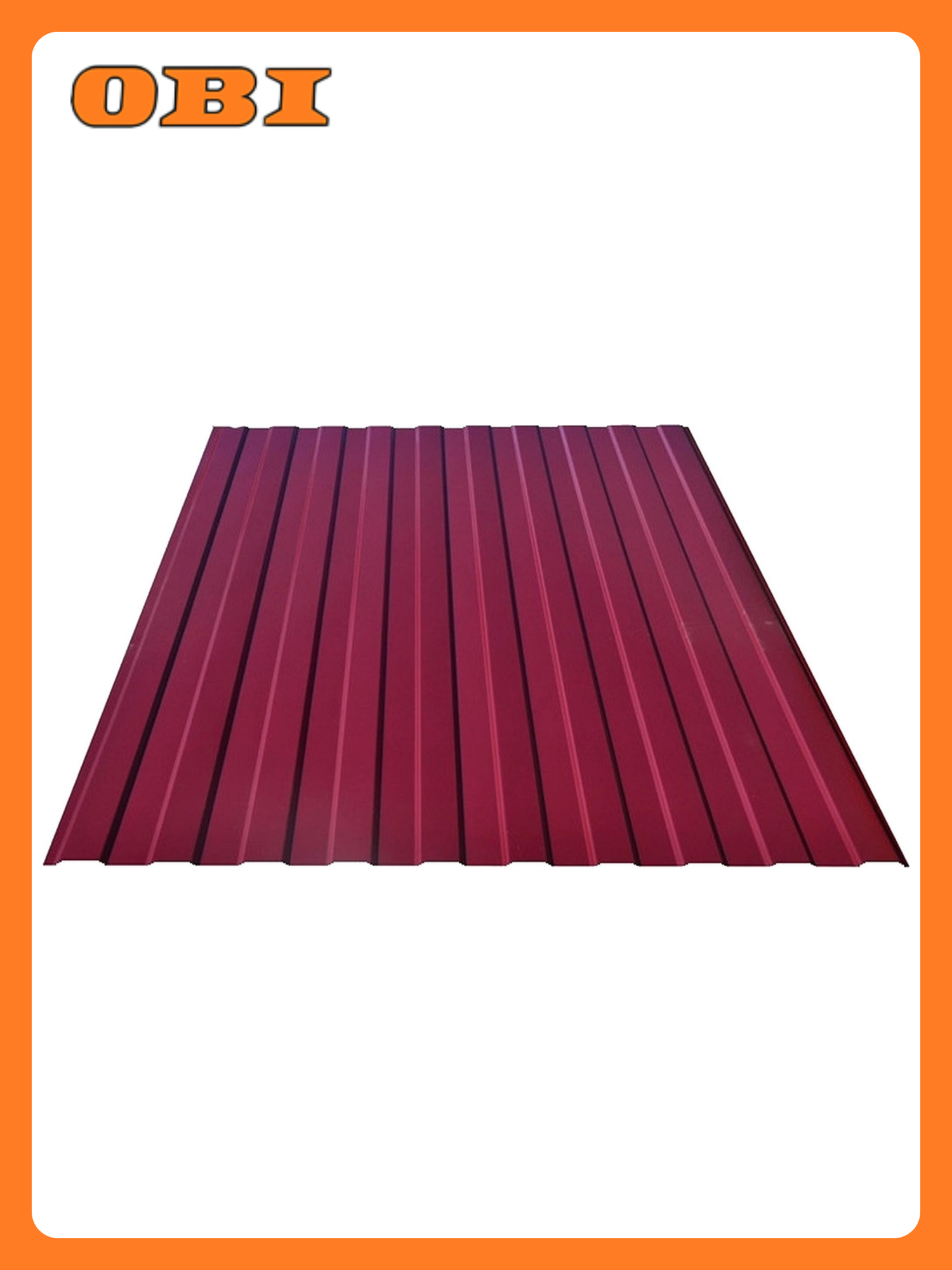 Профнастил Таврос С 8 красный 2000х1200х0 35 мм