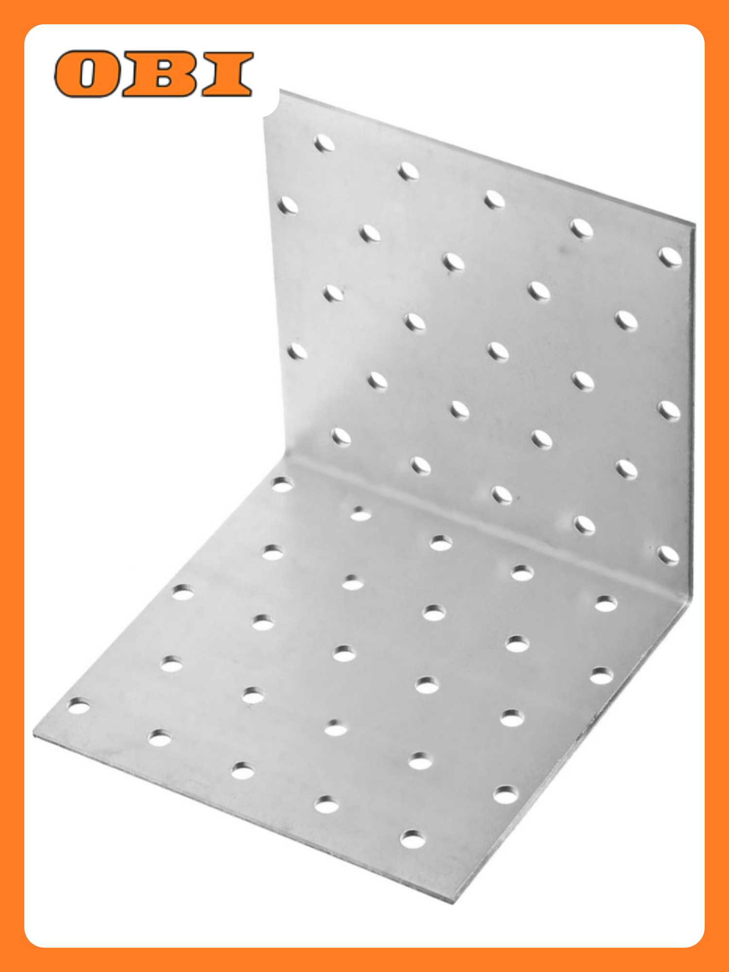 Уголок крепежный Tech-KREP kur Стройбат для дерева сталь 100x100 мм