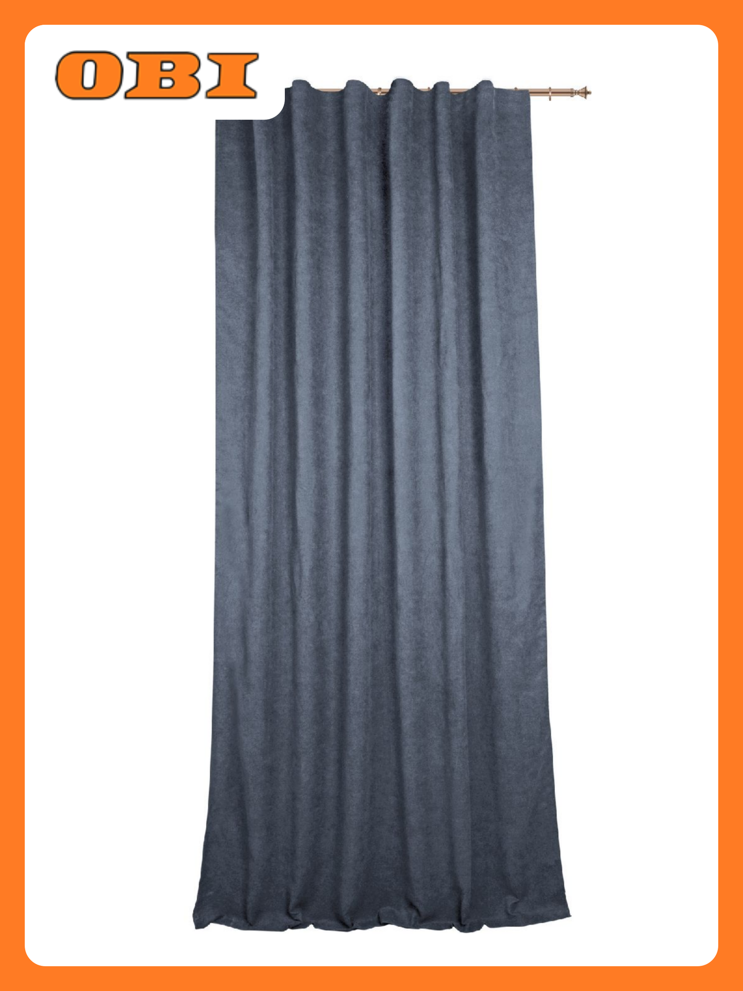 Штора Miamoza портьерная однотон 140х280 см  темно серый