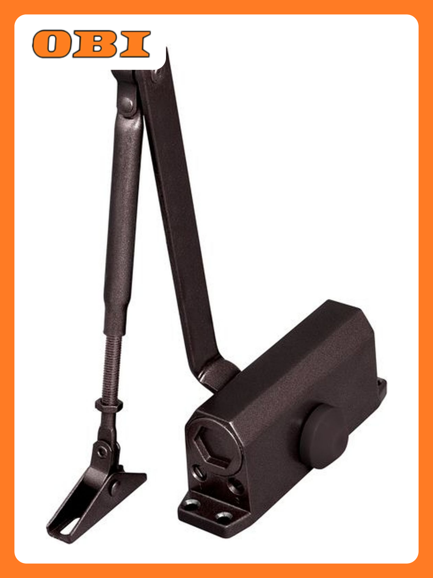 Доводчик дверной AJAX DCTR50-100 (TDR-100) 50-100 кг коричневый