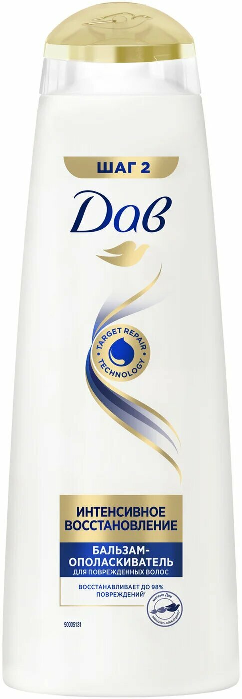 Шампунь Dove Nutritive Solutions "Интенсивное восстановление", 380мл — фото 1