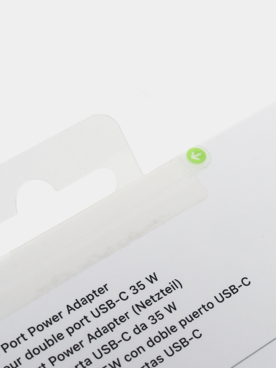 Адаптер питания Apple A2676, USB-C, 35 Вт, быстрая зарядка, для iPhone, iPad — фото 1