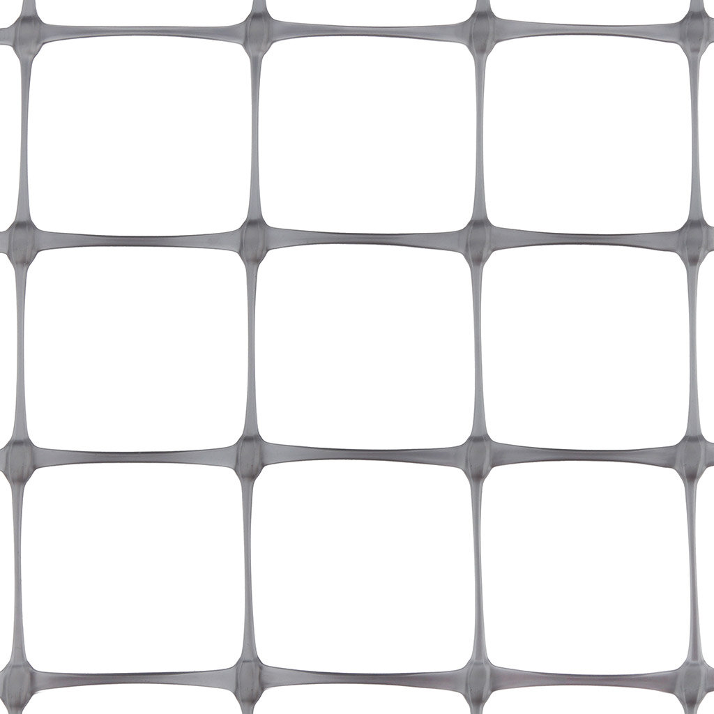 Сетка садовая КНР 1х20 м, полипропилен, ячейки 5х5 см, вес 70 гр/м2, первичное сырье, серебряный, рулон