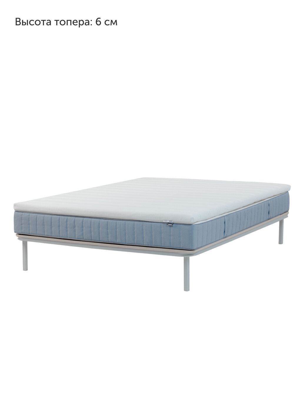 Матрас-топпер IKEA/Икеа тонкий матрас Туддал, 90х200 см — фото 1