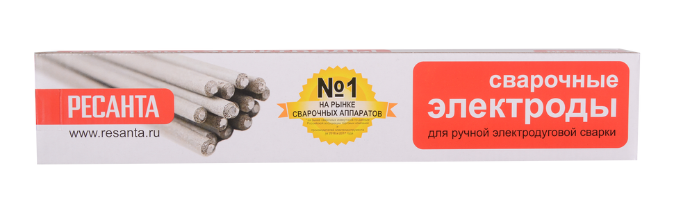 Электрод Ресанта МР-3 Ф2,5 Пачка 3 кг, для ручной дуговой сварки