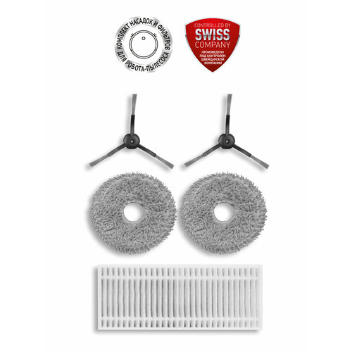 Набор фильтров и насадок к роботу пылесосу со станцией самоочистки Polaris PVCRF 7790 1330₽