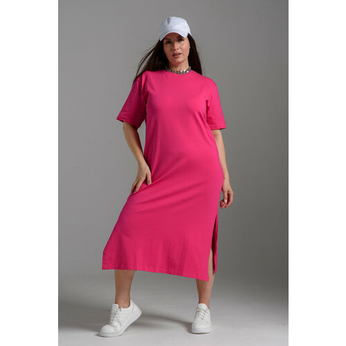 фото Платье натали суслова, размер 60, фуксия