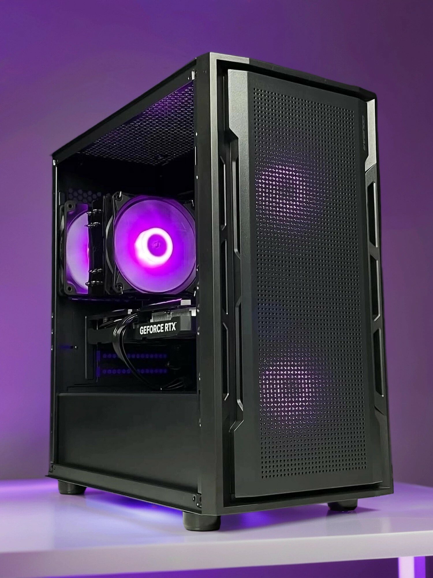 Игровой ПК (Intel Core i5-14600KF / NVIDIA GeForce RTX 4070 / 32 ГБ ОЗУ /1 ТБ SSD M2) (Игровой компьютер / системный блок)