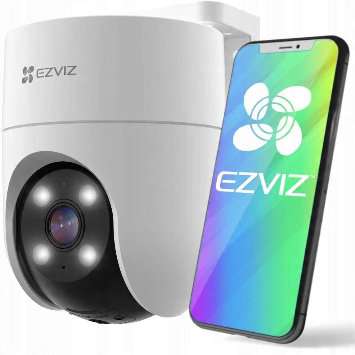 EZVIZ H8C (4мм) 2 МП поворотная Wi-Fi камера c распознаванием людей
