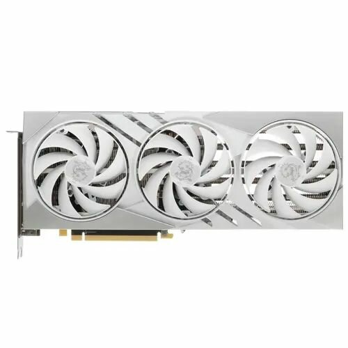 Видеокарта MSI GeForce RTX 4070 Ti GAMING X SLIM WHITE (GeForce RTX 4070 Ti GAMING X SLIM WHITE 12G) - PCI Express 4.0, 12 ГБ, GDDR6X, 192 бит, DisplayPort, HDMI, GPU 2310 МГц