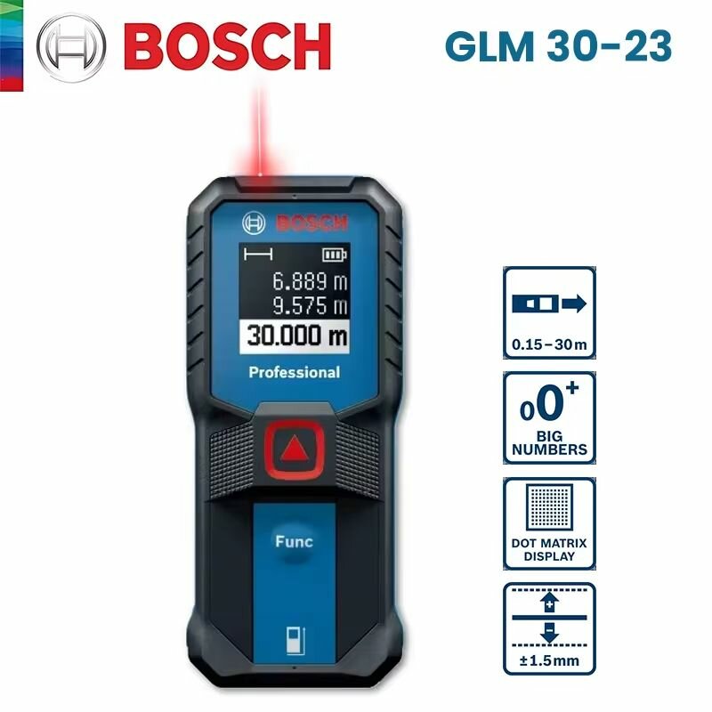 Лазерный дальномер Bosch GLM 30-23