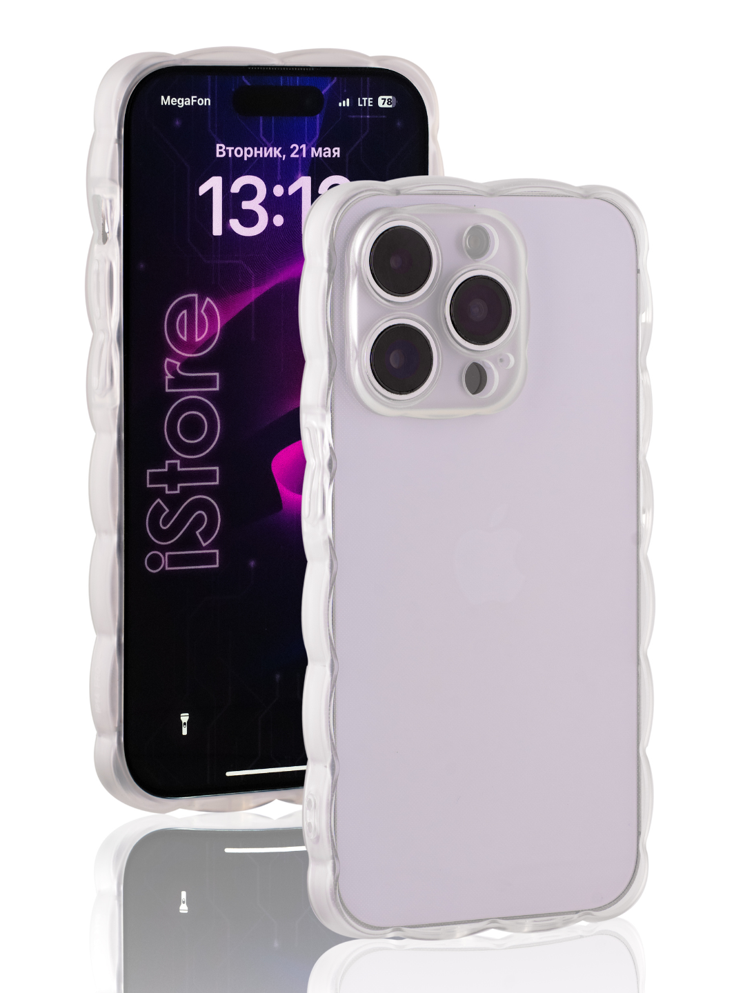 Волнистый чехол на iPhone 11