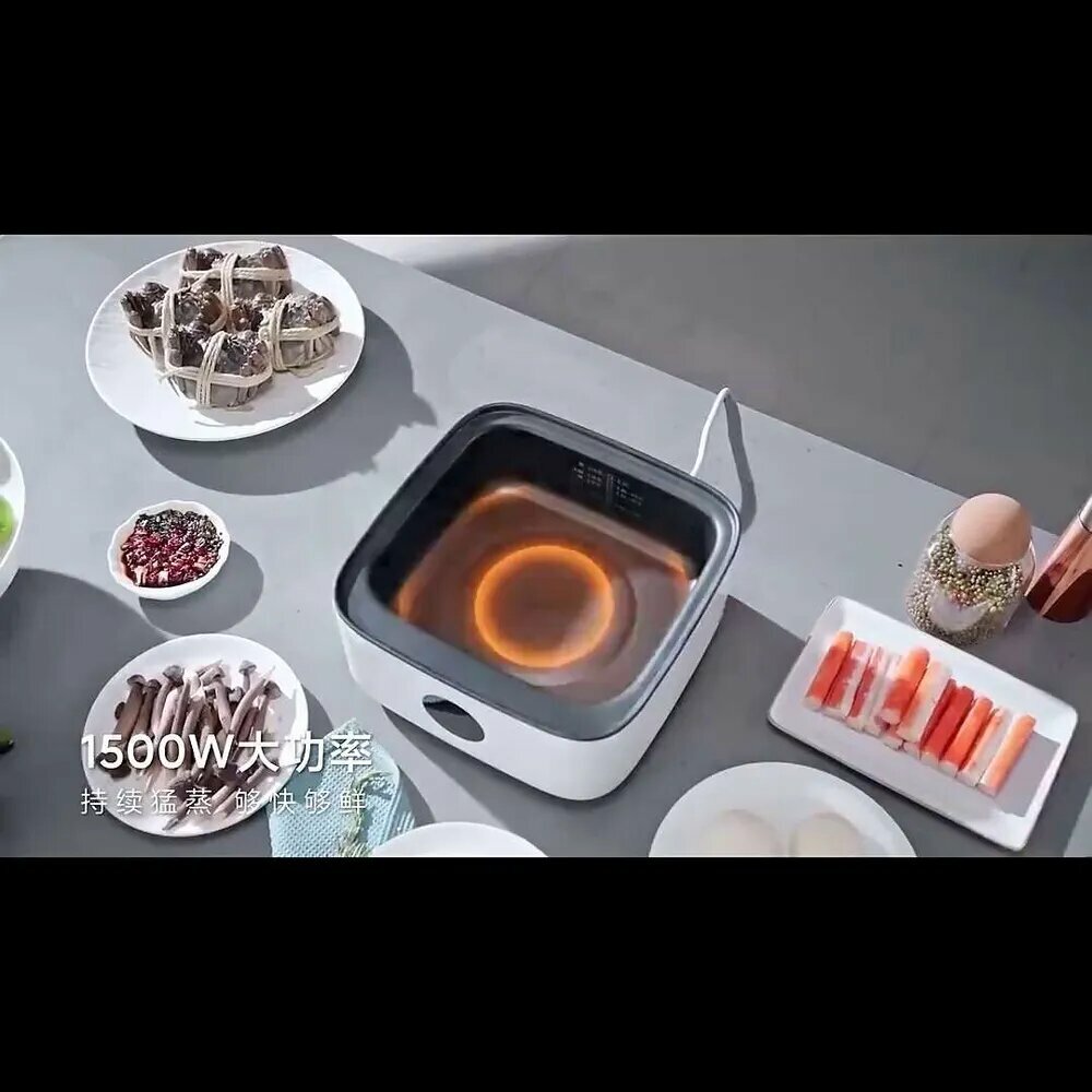 Картинки Xiaomi Пароварка электрическая MES01, белый, серебристый