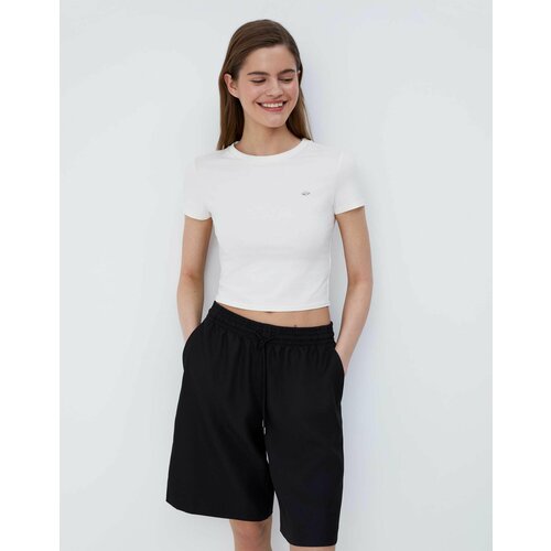 фото Кроп-топ gloria jeans, размер xxs (36-38), молочный