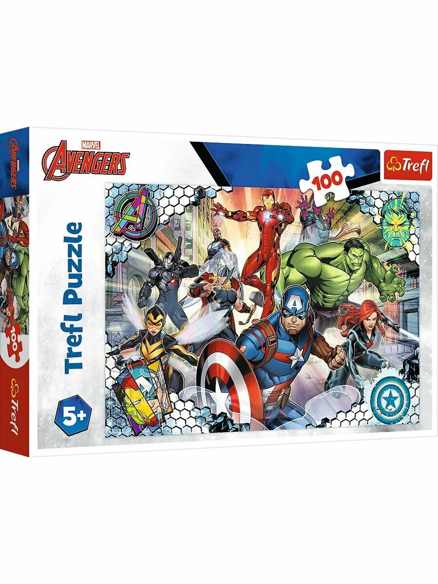 Знаменитые Мстители, 100 дет, Trefl