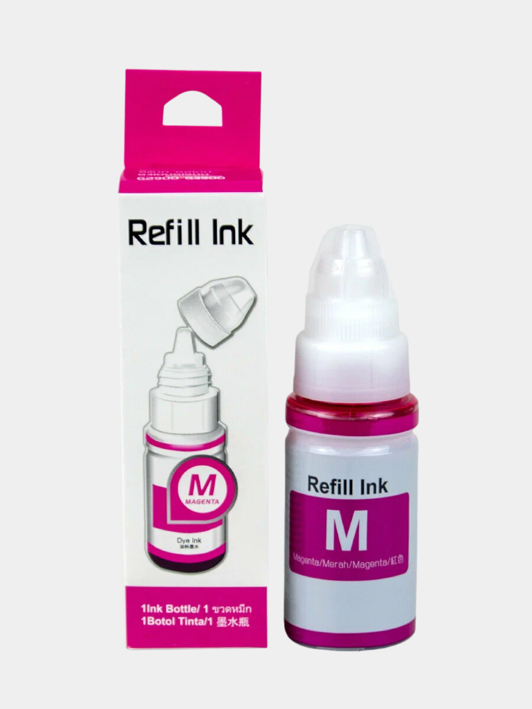 Чернила ReFill Ink GL-490, для Canon PIXMA, черный, желтый, синий, красный