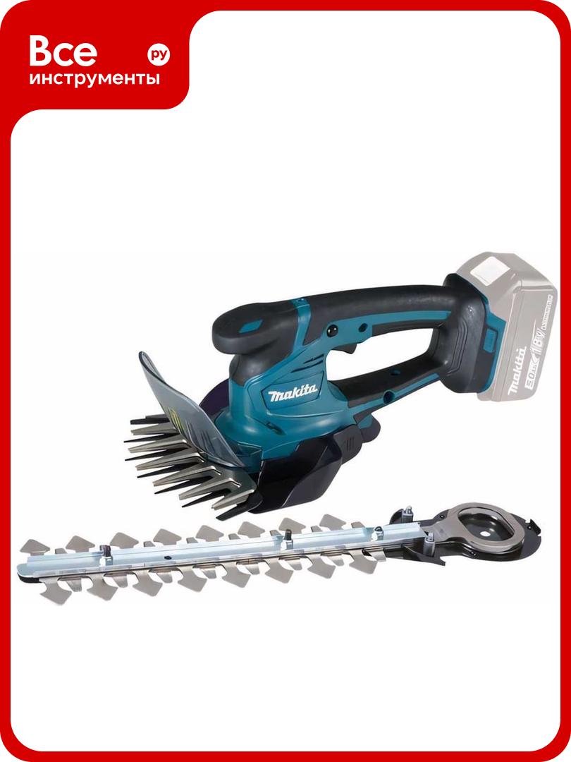 Аккумуляторные ножницы для травы и кустарников Makita LXT DUM604ZX