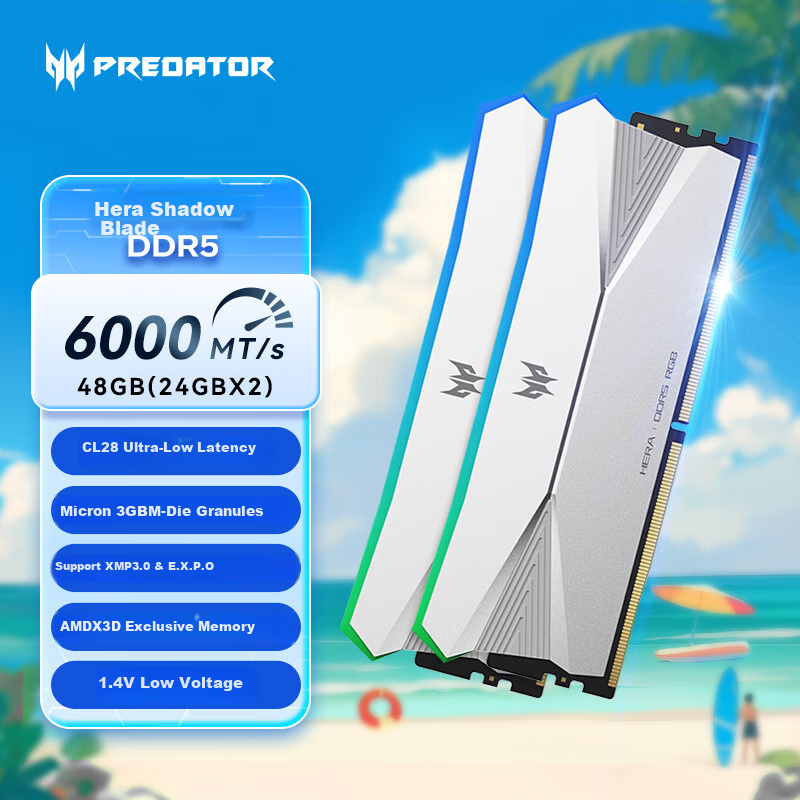 Acer PREDATOR HERA DDR5 c28 6000 48g*2
