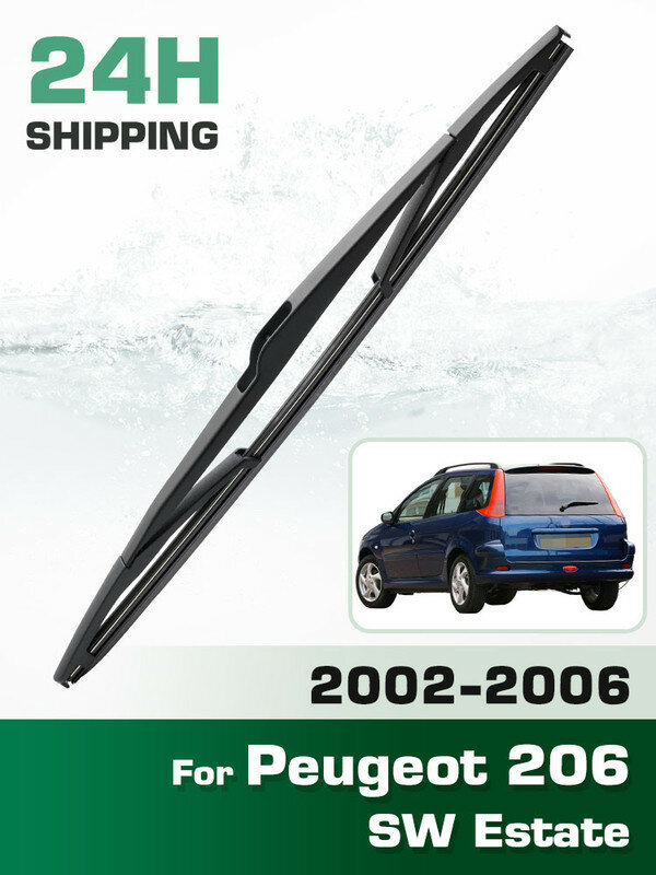 350MM; Lutehil Задний стеклоочиститель; For Peugeot 206 SW Estate 2002-2006